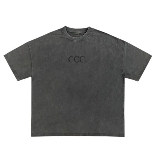 Follow the cross vintage T-shirt (grey)